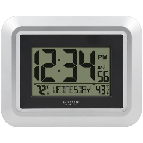 La Crosse Technology 5131918SINT Atomic Digital Wall Clock La Crosse Technology 5131918SINT Atomic Digital Wall Clock