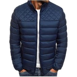 Category: Dropship Apparel & Clothing, SKU #D0100HP75EG, Title: Men's Cotton Jacket Coat Slim Fit Lightweight