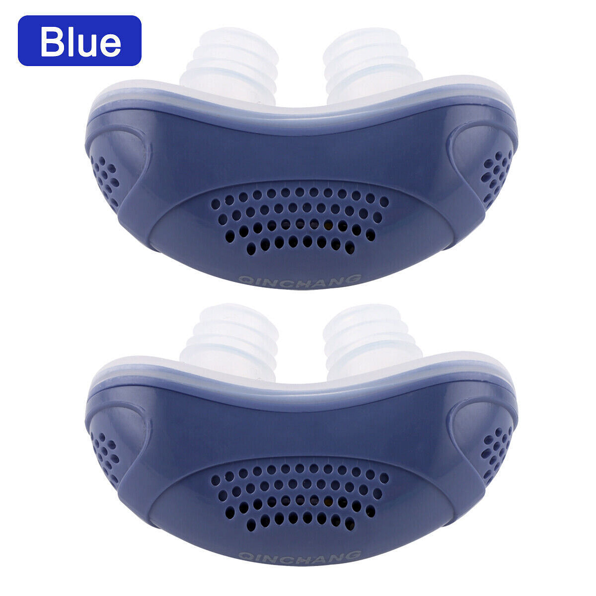 2X Electric Noise Anti Snoring Device Sleep Apnea Aid Stopper Micro Stop US