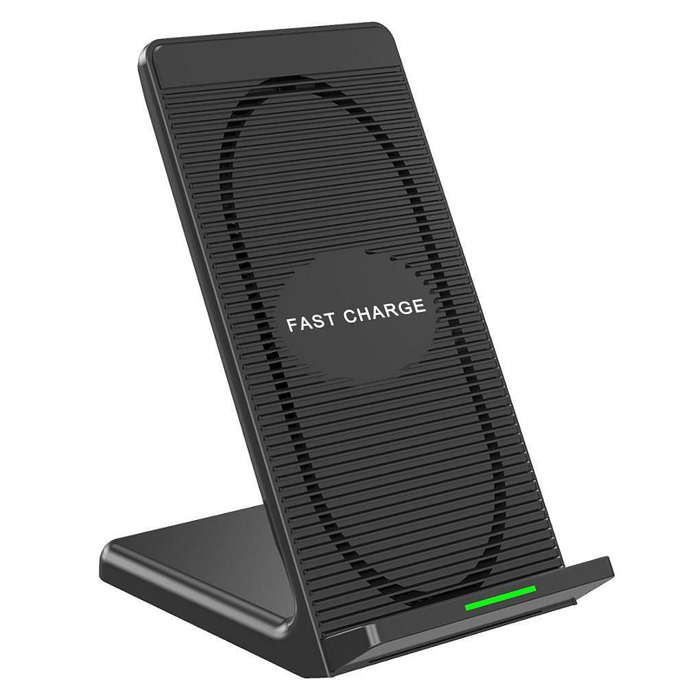 Desk Charging Station Wireless Charger Cooling Fan 10W Fast Charge Phone Holder for Iphone11pro 11 XS XR
