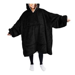 Category: Dropship Apparel & Clothing, SKU #D0100HPXLV7, Title: Oversized Fleece Blanket Hoodie Padded Pullover