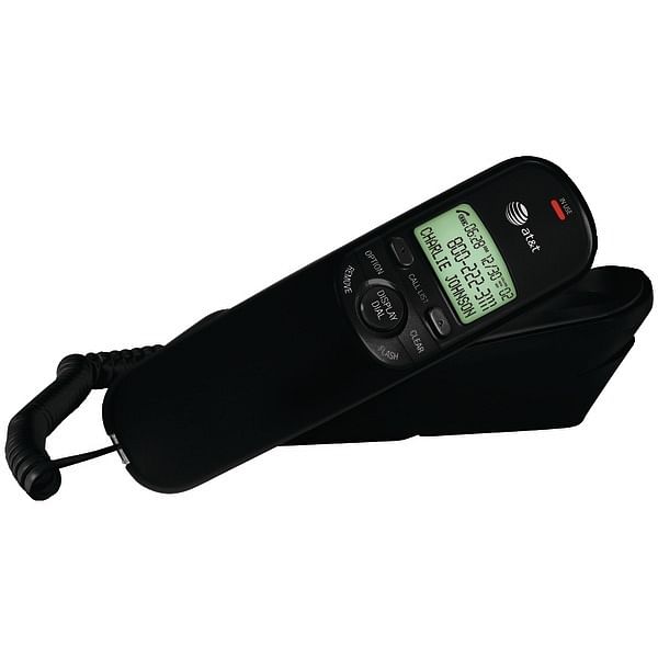 Blk corded trimline phone