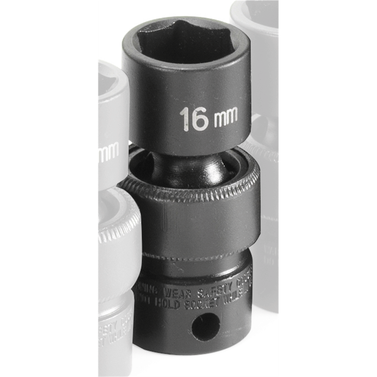 Grey Pneumatic 3/8" Drive x 16mm Standard Universal Socket