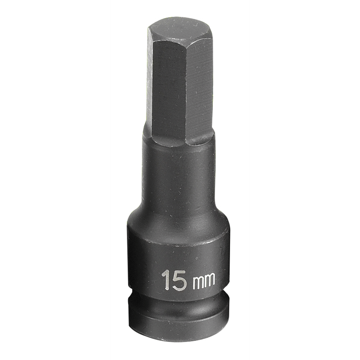 Grey Pneumatic 1/2" Drive x 15mm Hex Driver
