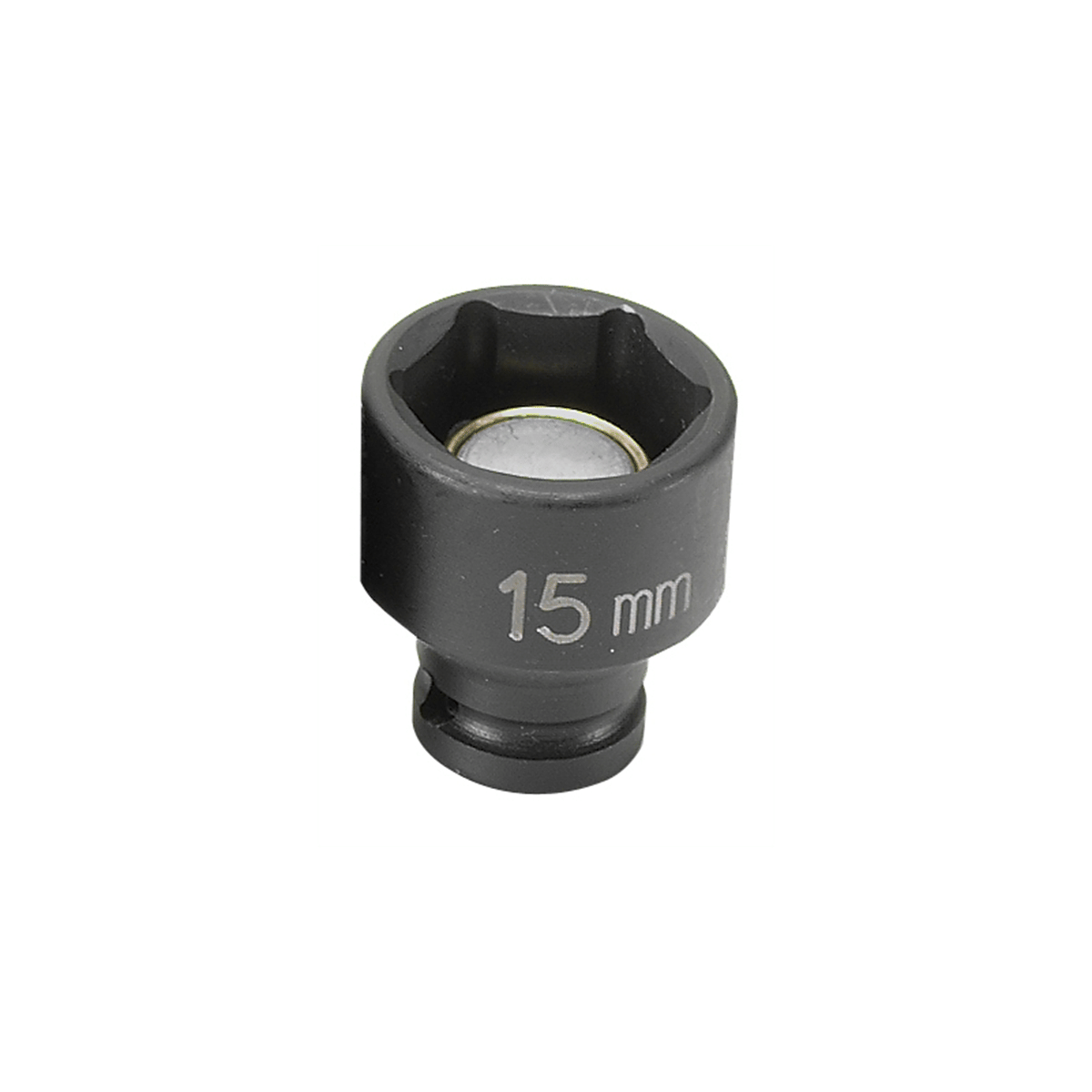 Grey Pneumatic 1/4" Drive x 15mm Magnetic Standard Socket