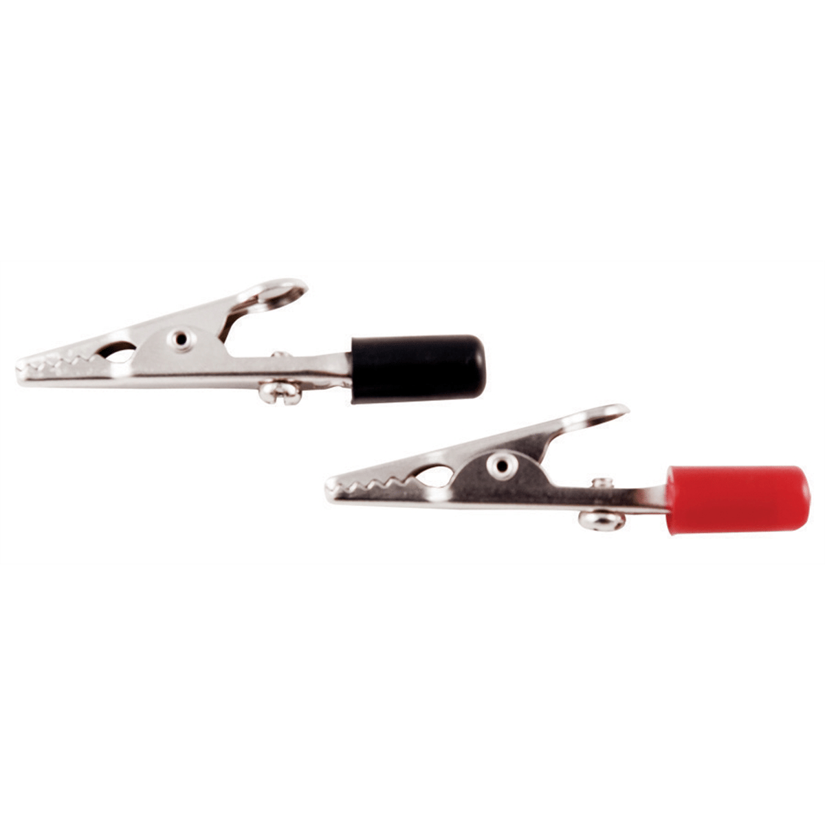 The Best Connection 2" 10A ALLIGATOR CLIPS W/PVC HANDLES R/B 5SETS