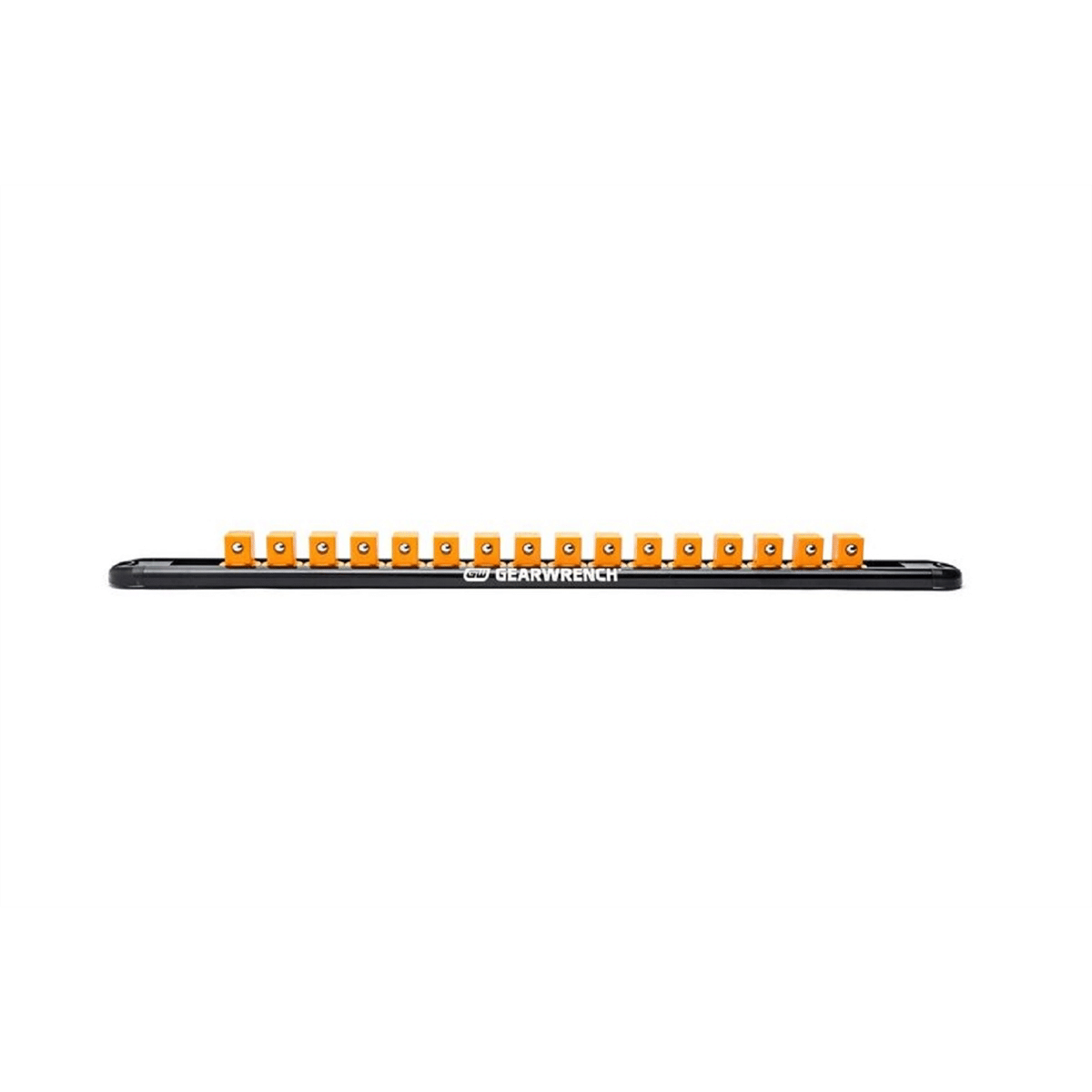 GearWrench 1/4 Inch Drive Magnetic Socket Rail Includes 14 Clips