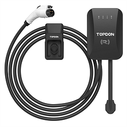 Category: Dropship Tools & Hardware, SKU #TOPEC001, Title: PulseQ AC Home EV Charger 16FT - 40A Level 2 EV Charger w/16FT Cable J1772 Plug, RFID Mode