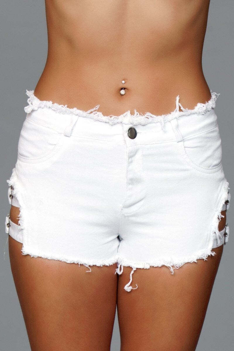 J10 Buckled Down Denim Shorts