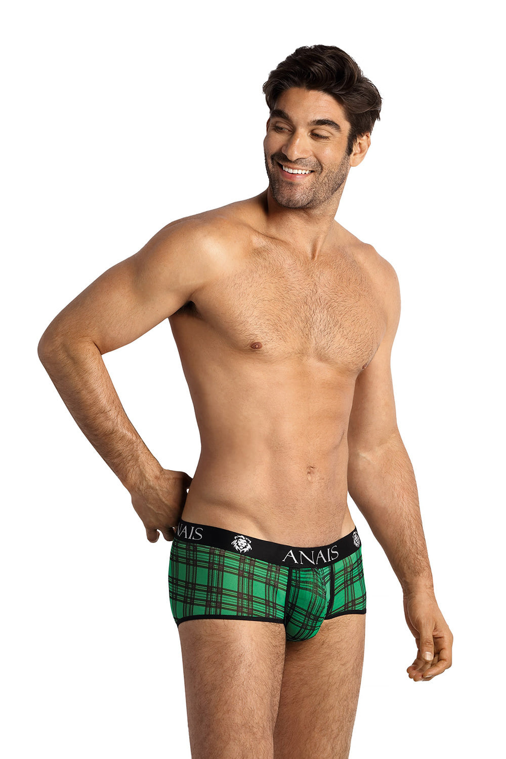 green - Boxers model 181797 Anais