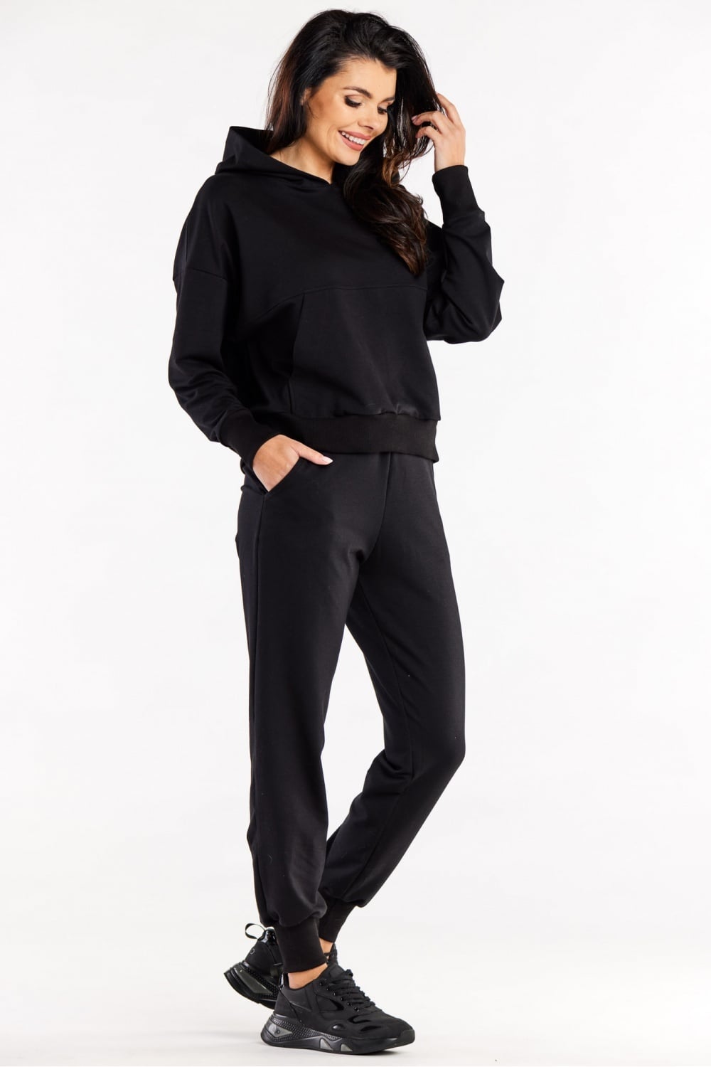 black - Tracksuit trousers model 188044 Infinite You - Image 2