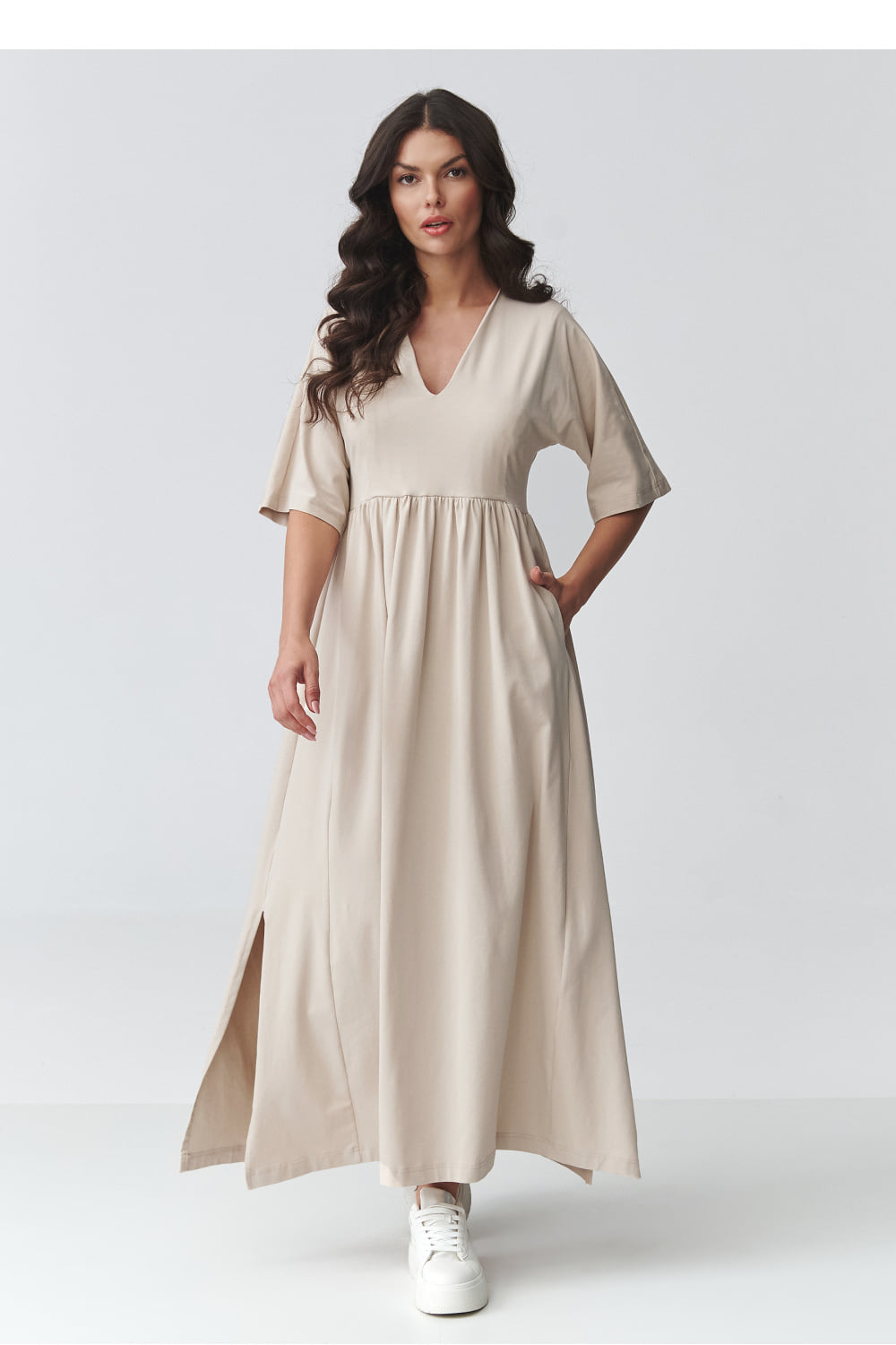 beige - Daydress model 225698 Makadamia - Image 2