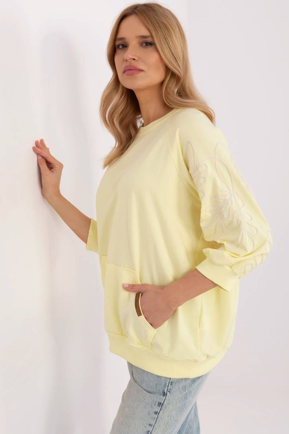 yellow - Sweatshirt model 227683 Rue Paris - Image 2