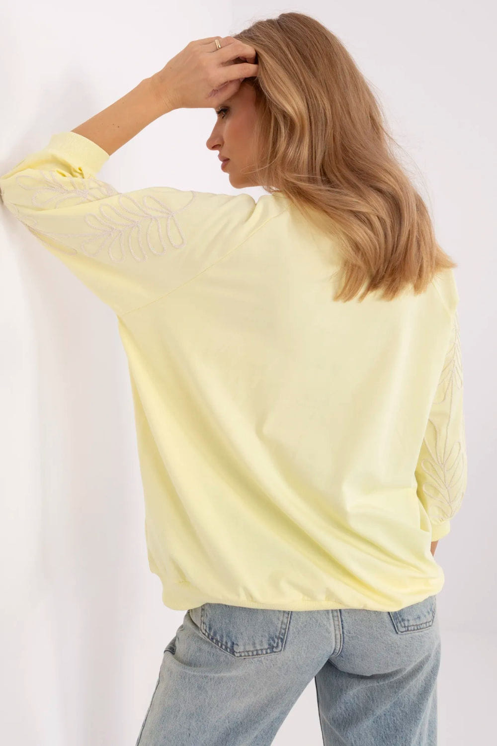 yellow - Sweatshirt model 227683 Rue Paris - Image 3