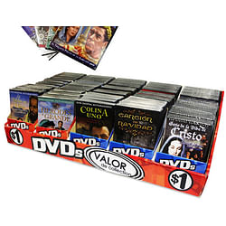 Category: Dropship Books & Videos, SKU #EL267-255, Title: Spanish DVD assorted ( Case of 255 )