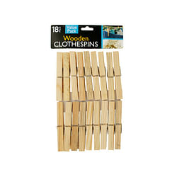 Category: Dropship Accessories, SKU #HB009-144, Title: Wooden Clothespins ( Case of 144 )
