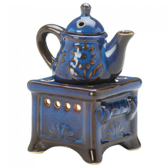 Blue Teapot Stove Oil Warmer