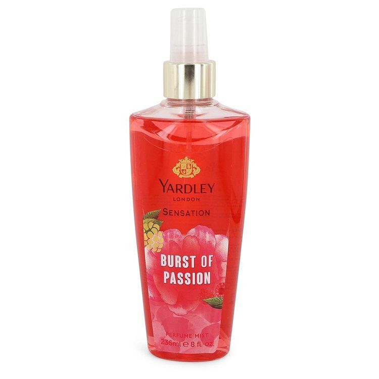 Yardley Burst Of Passion by Yardley London Perfume Mist 8 oz (Women)