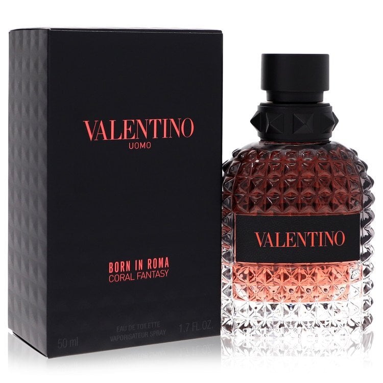 Valentino Uomo Born in Roma Coral Fantasy by Valentino Eau De Toilette Spray 1.7 oz (Men)