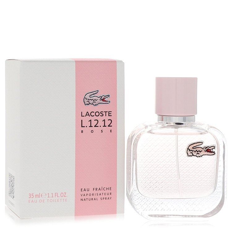 Lacoste Eau De Lacoste L.12.12 Rose Eau Fraiche by Lacoste Eau De Toilette Spray 1.1 oz (Women)