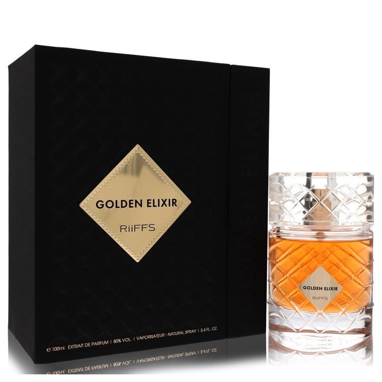 Riiffs Golden Elixir by Riiffs Extrait De Parfum Spray (Unisex) 3.4 oz (Men) Riiffs Golden Elixir by Riiffs Extrait De Parfum Spray (Unisex) 3.4 oz (Men)