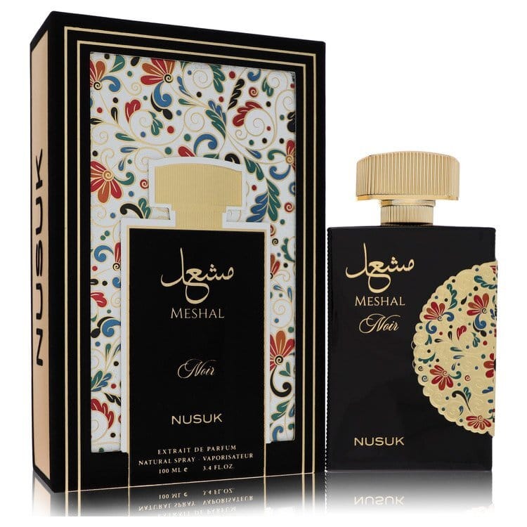 Nusuk Meshal Noir by Nusuk Extrait De Parfum Spray (Unisex) 3.4 oz (Men)