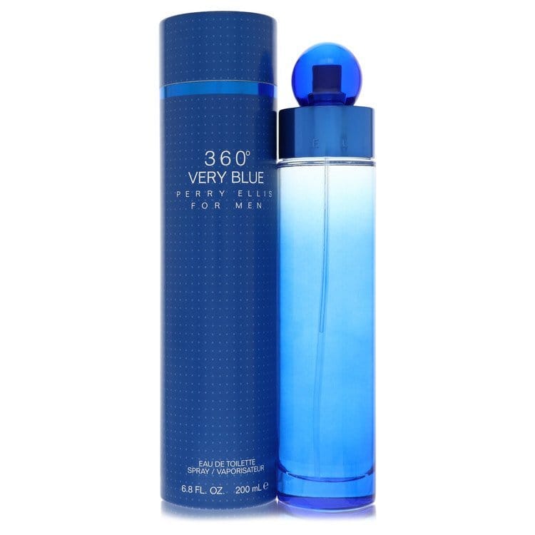 Perry Ellis 360 Very Blue by Perry Ellis Eau De Toilette Spray 6.8 oz (Men)