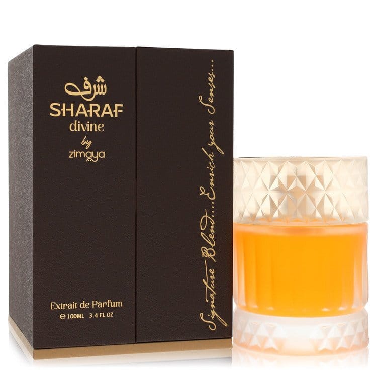 Afnan Zimaya Sharaf Divine by Afnan Extrait De Parfum Spray (Unisex) 3.4 oz (Women)