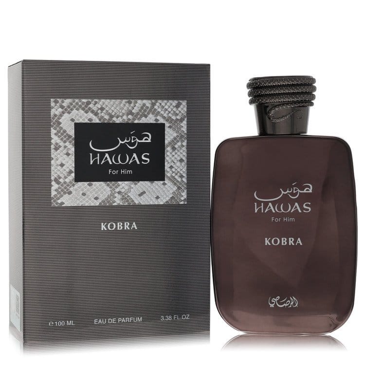 Hawas Kobra by Rasasi Eau De Parfum Spray 3.38 oz (Men)