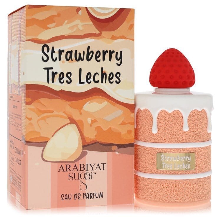 Arabiyat Sugar Strawberry Tres Leches by Arabiyat Eau De Parfum Spray 3.4 oz (Women)