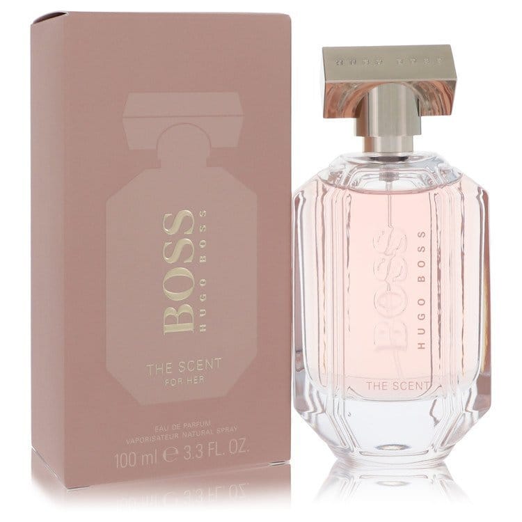 Boss The Scent by Hugo Boss Eau De Parfum Refillable Spray 3.3 oz (Women)