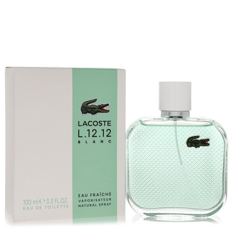 Lacoste Eau De Lacoste L.12.12 Blanc Eau Fraichie by Lacoste Eau De Toilette Spray 3.3 oz (Men)