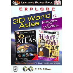 Category: Dropship Educational, SKU #43301, Title: Explore 3D World Atlas Learning Power Pack