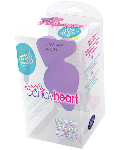 Blush Play Naughty Candy Heart Plug Purple