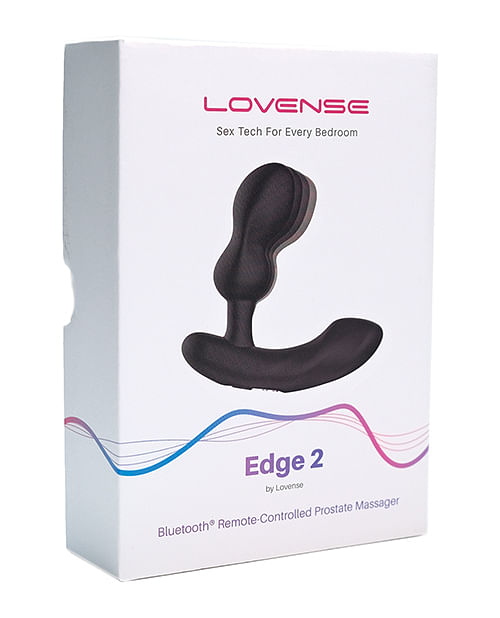 Lovense Edge Flexible Prostate Massager Black