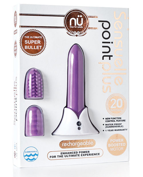 Nu Sensuelle Point Plus Rechargeable Bullet Purple