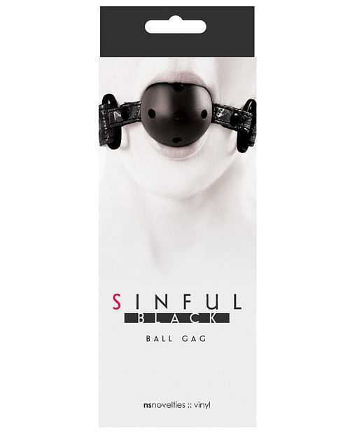 Sinful Ball Gag Black