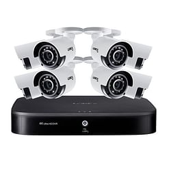 Category: Dropship Observation & Security, SKU #RA52665, Title: Lorex 4k Ultra Hd 8-channel Security System With 2 Tb Dvr And Eight 4k Ultra Hd Color Night Vision Bullet Cameras With Smart Home Voice Control (pack of 1 Ea)
