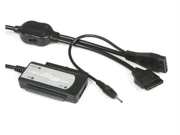 Quickly and easily connect sata and/or ide hard drives through usb 2.0 - usb to