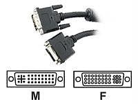 10 ft dvi-i dual link digital analog monitor extension cable m/f