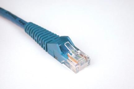 14ft cat5e / cat5 snagless molded patch cable rj45 m/m blue 14ft