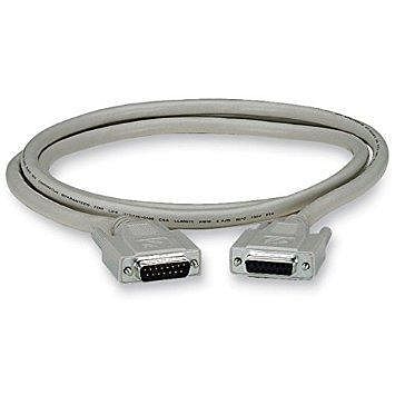 Db15 thumbscrew cable, male/female, 15-f