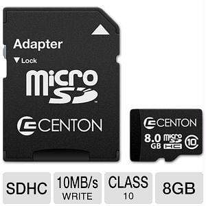 Centon micro sd card 8gb class 10