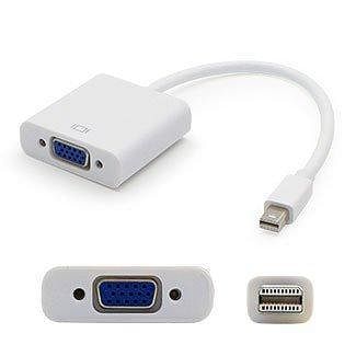 Addon 5 pack of 8in mini-displayport male to vga f