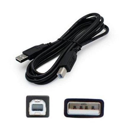 Addon 3.05m (10.00ft) usb 2.0 (a) male to usb 2.0 (b) male black cable