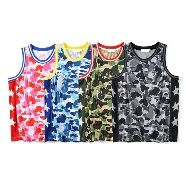Color: top8 - Size: 3XL - Adult: yes - Men Casual Camouflage Tracksuits Fashion Shorts Fitness Gym Vest Elastic Pants Man Graphic Tees Stylish Sleeveless Suits M-3XL