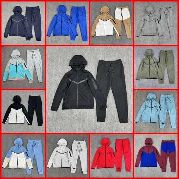 Color: Lavender - Size: L - Mens Womens Nocta Hoodies Pants Tracksuits Jackets Tracksuit Tech fleece Full Zip Hooded Sweatshirt Loose Pants Man Black White Grey Techfleece Sports Suit