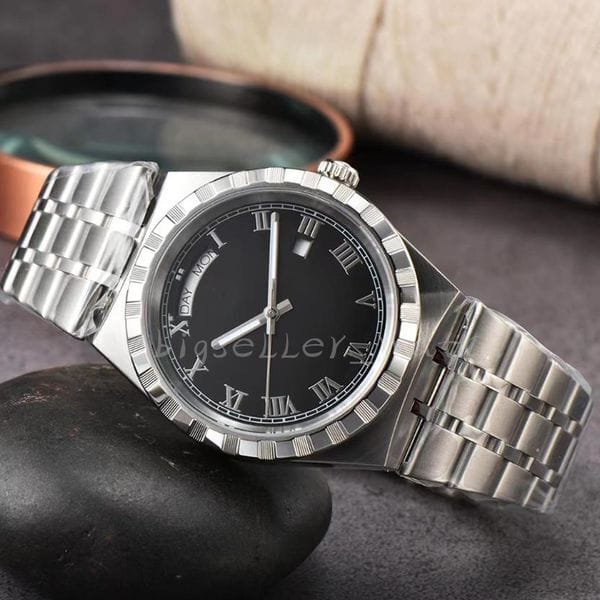Color: 2 - Men's automatic watch designer classic 41MM mechanical watch all stainless steel dial sapphire waterproof watch montre de lux