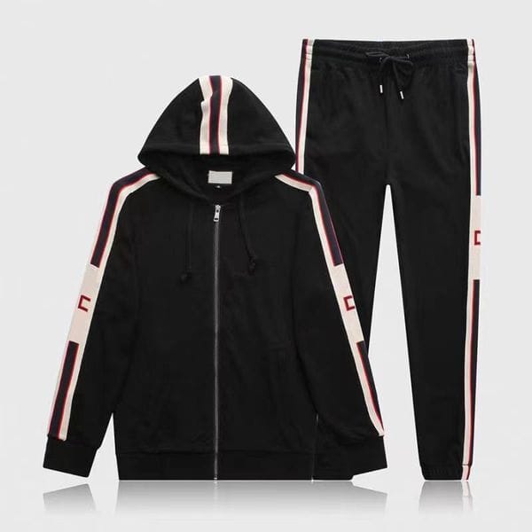 Color: Red - Size: 3XL - Men sportswear Sportswear And Sweatshirts Autumn Winter Jogger Sporting Suit Mens Sweat Suits Tracksuits Set Plus Size