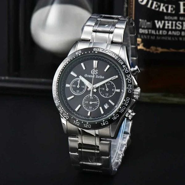 Color: 1_color - Wristwatches New Luxury Brand Grand SLGC001G Tentage Evolution 9 Series Steel Band Timing Code Quartz AAA Mens Y240425